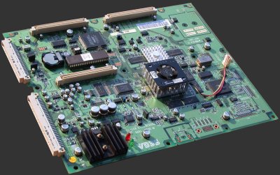 Picture of a Sega Naomi motherboard