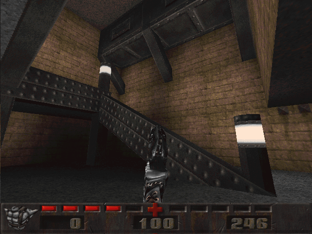 A Screenshot of an Alpha Version of Unreal